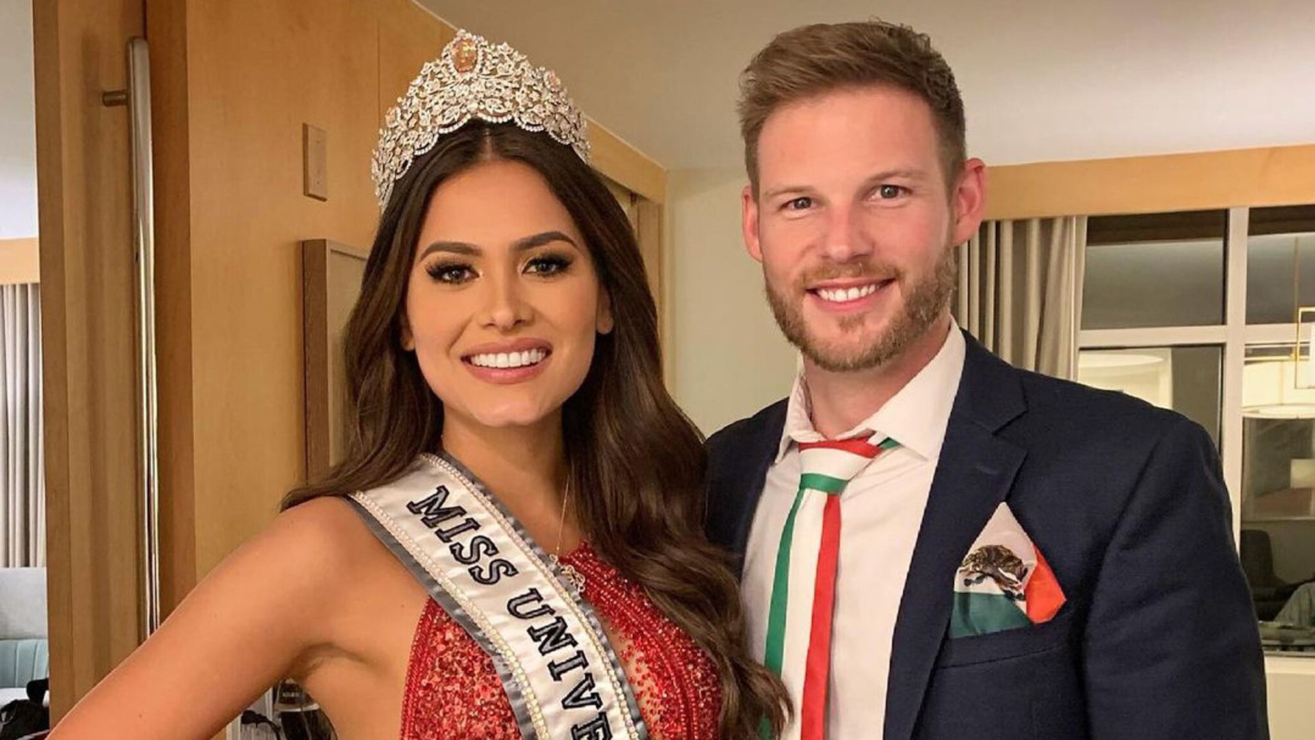 Andrea Meza, Miss Universe, y su galán se reencuentran en Nueva York