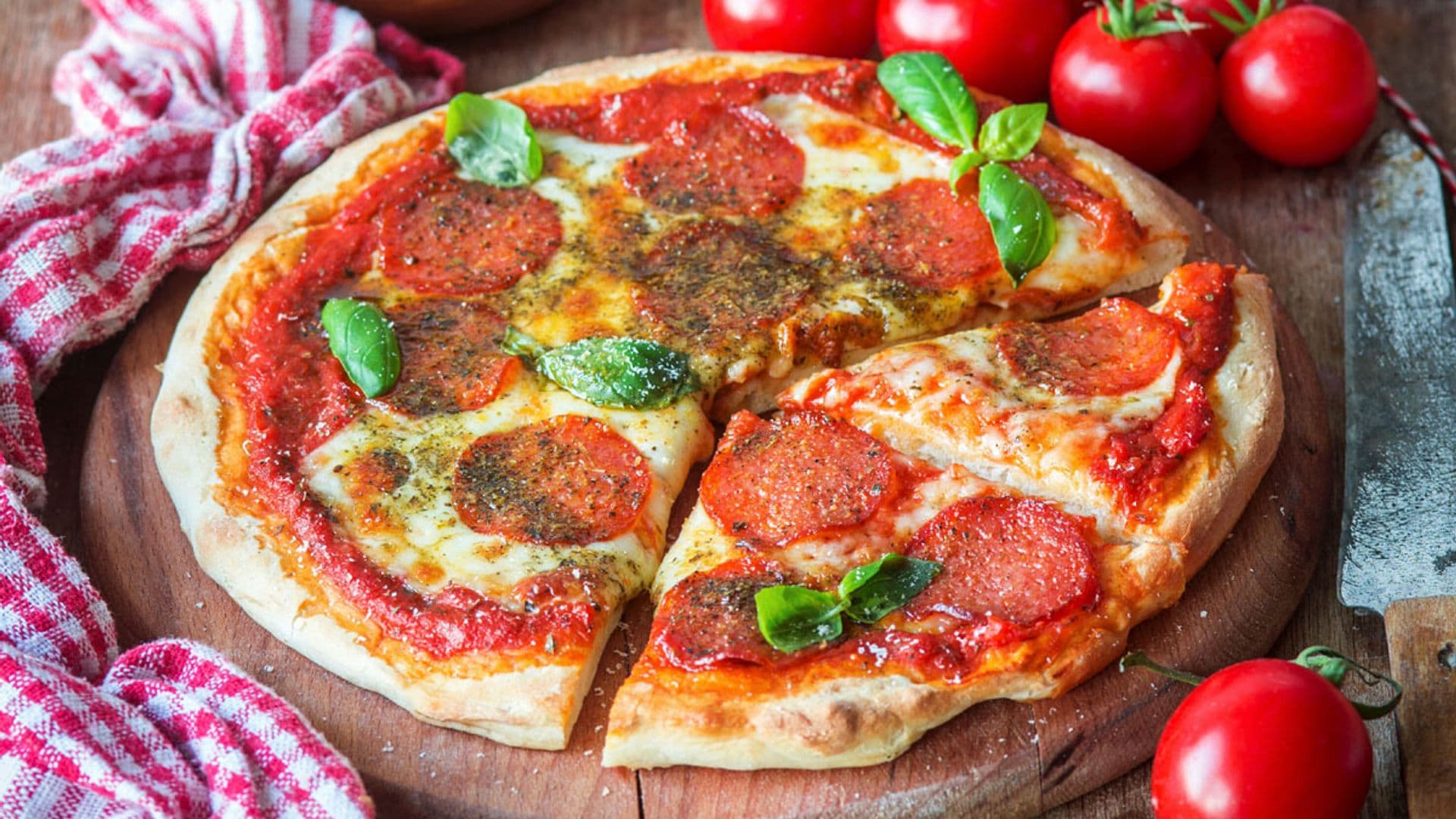 Pizza de 'pepperoni'