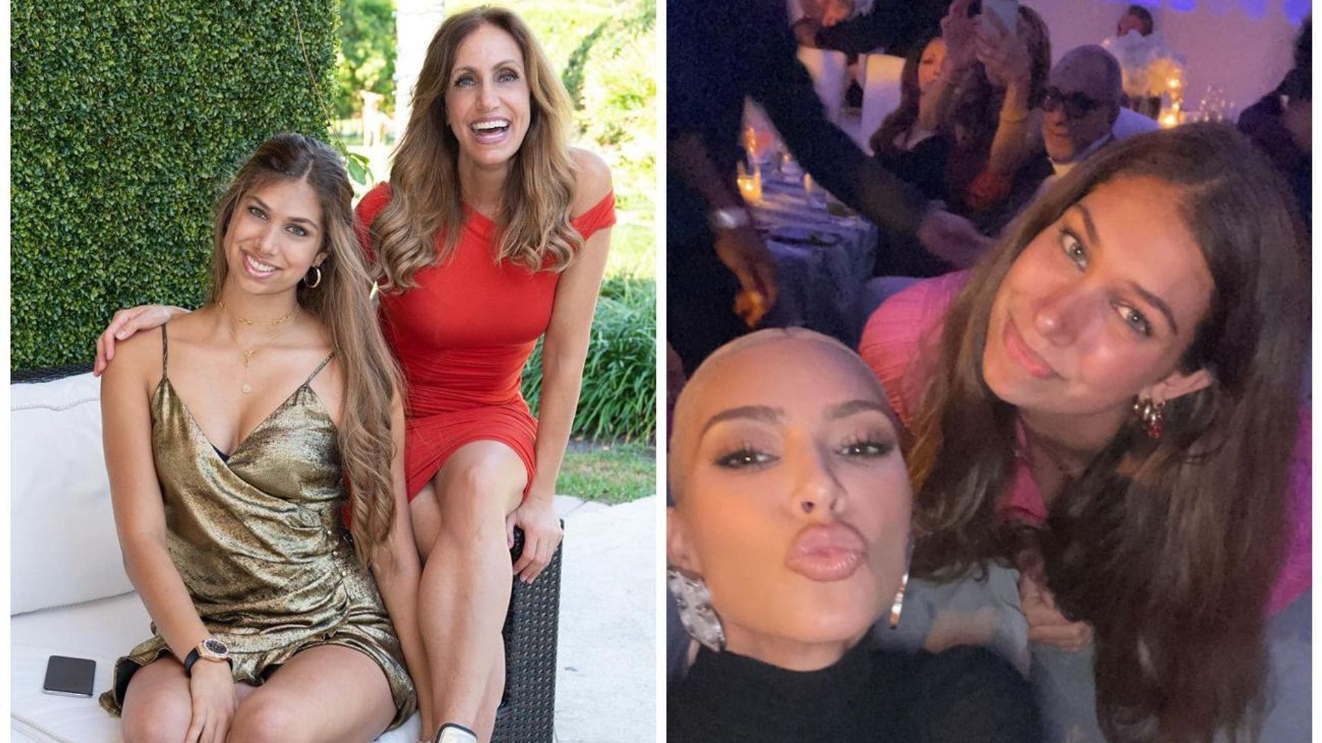 Lina, la hija de Lili Estefan, presume su encuentro con Kim Kardashian