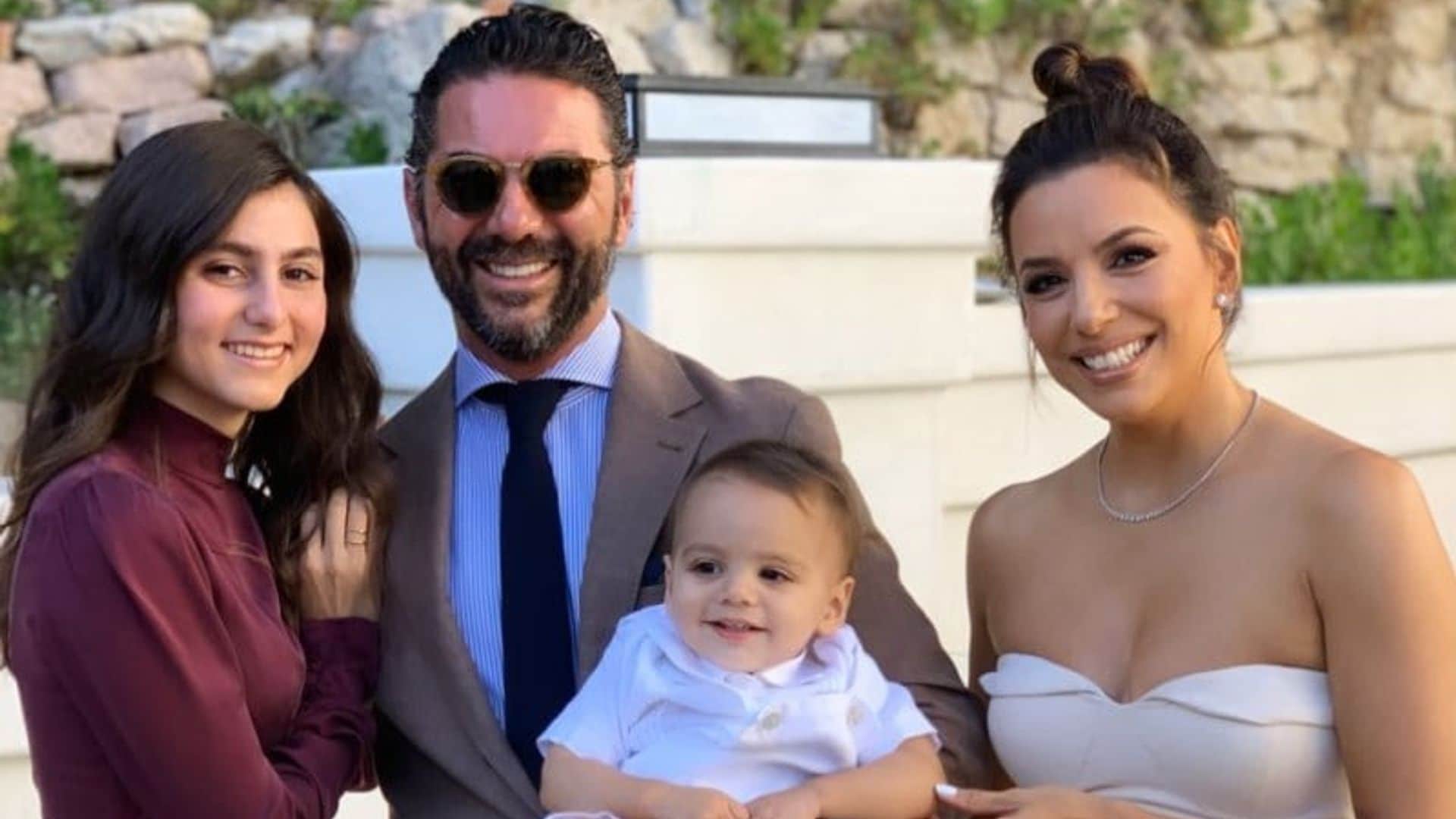 El enorme parecido entre Santiago, el hijo de Eva Longoria, y Mariana Bastón, su hermana mayor
