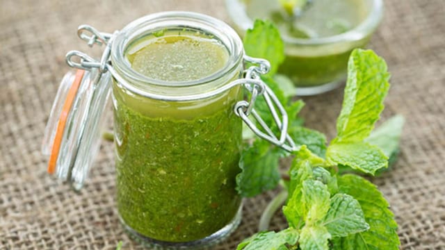 vinagreta menta