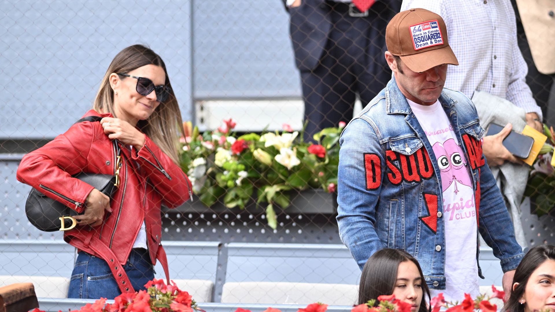 Fonsi Nieto y Maider Barthe en el Mutua Madrid Open