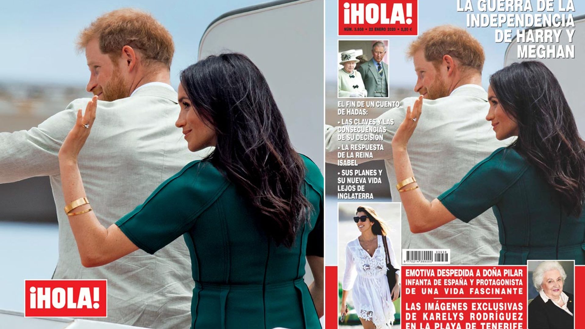 En ¡HOLA!, la guerra de la independencia de Harry y Meghan