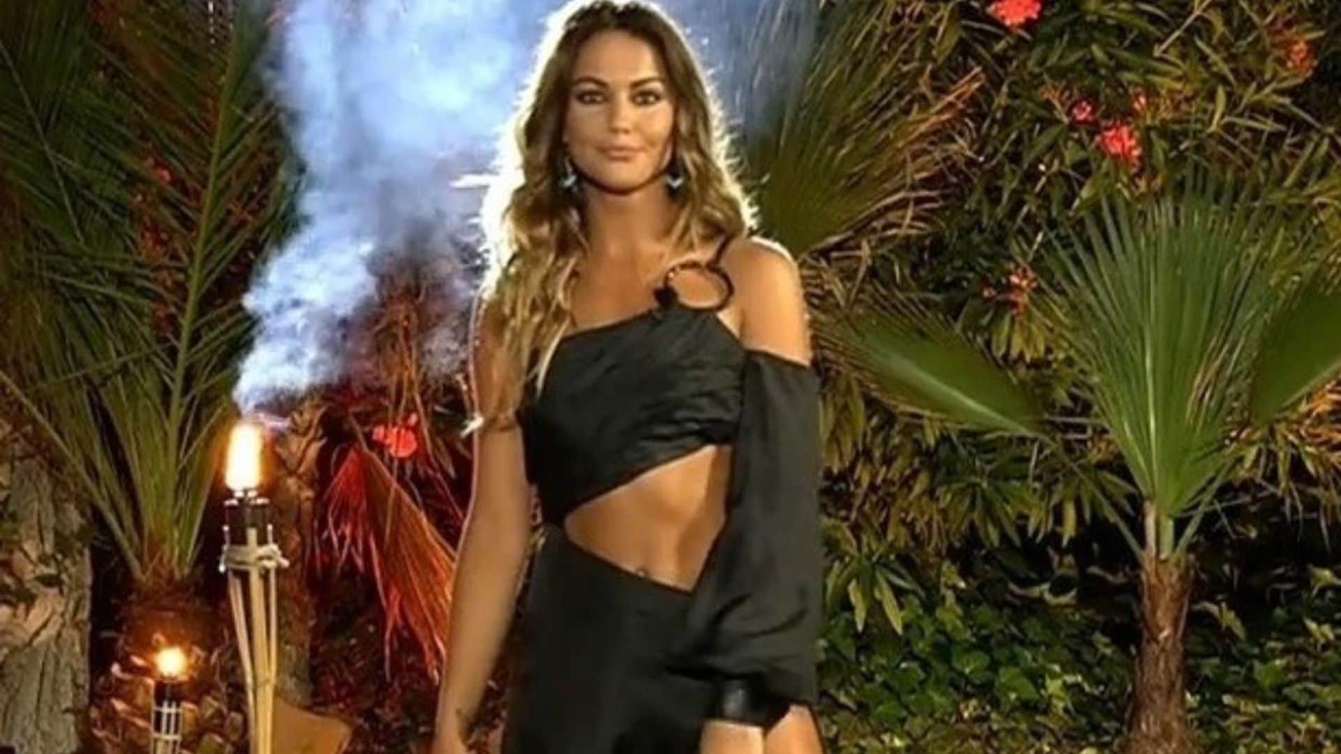 El animado baile de Lara Álvarez y Omar Montes en la fiesta tras la final de 'Supervivientes'