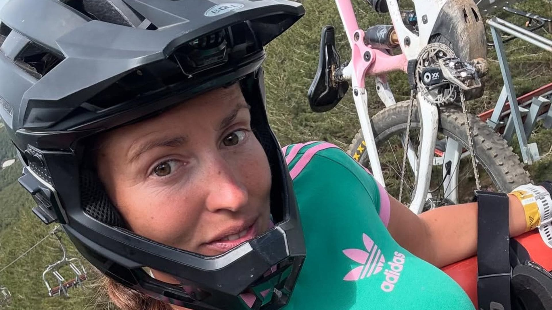 Cecilia Sopeña, la ciclista que triunfó como modelo