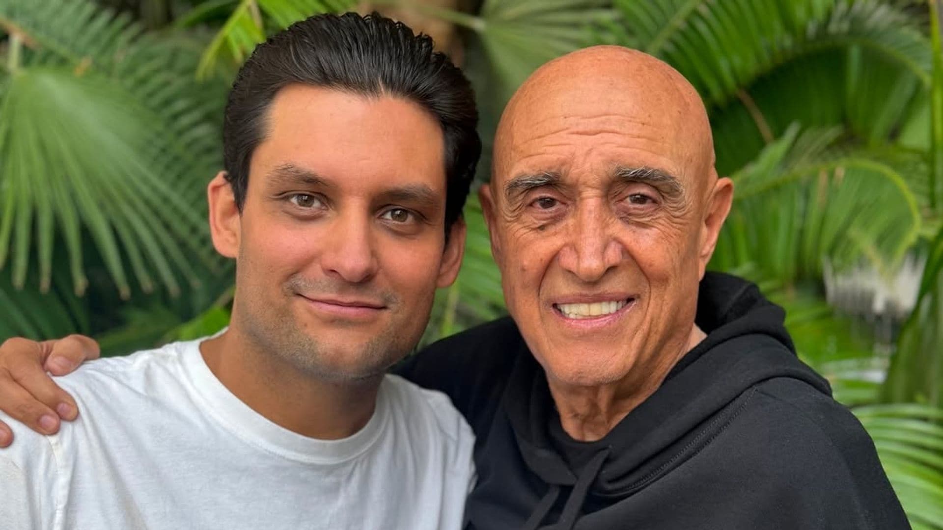 Pedro Torres con su hijo Pedro Antonio.