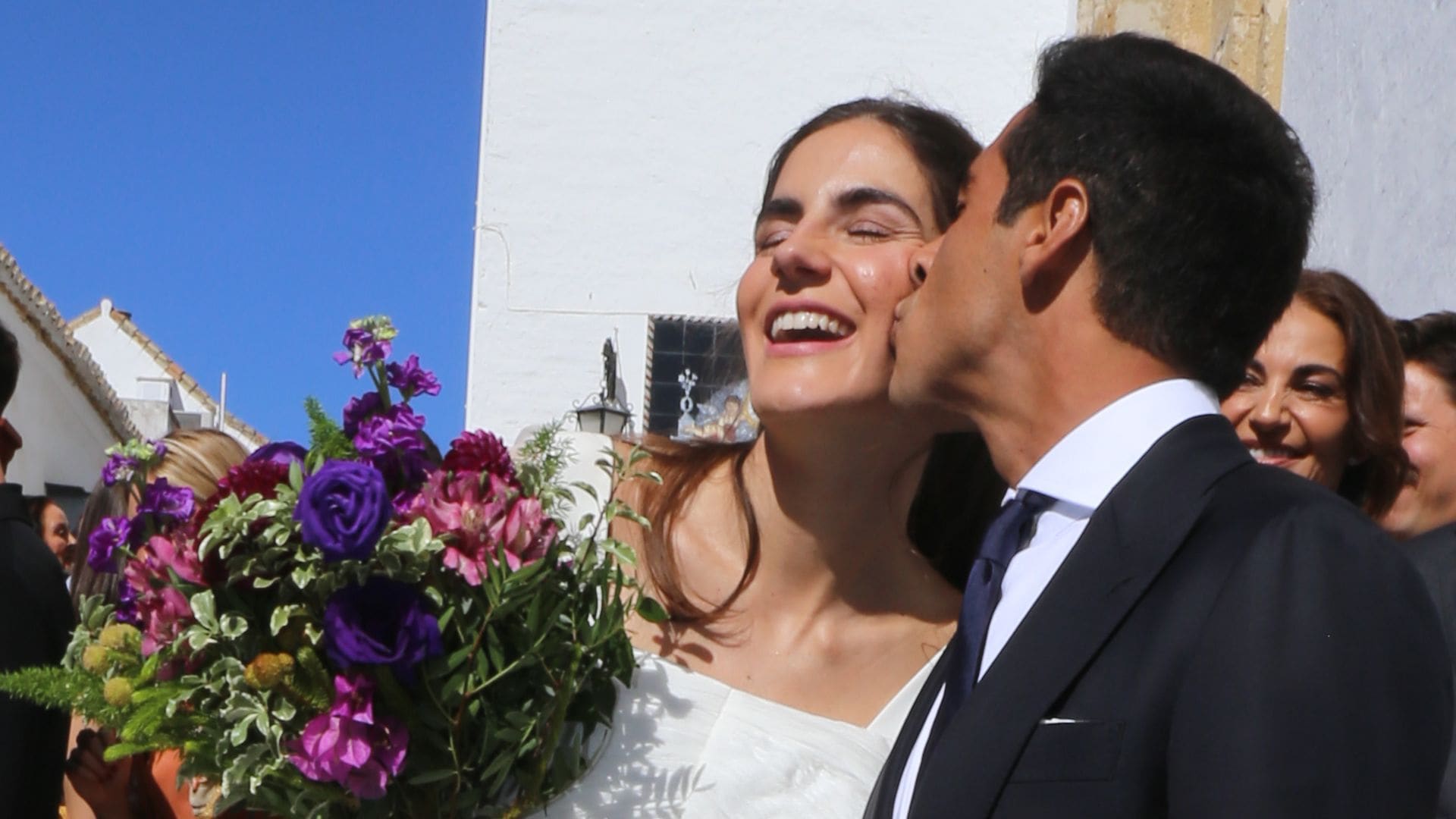 EN VÍDEO. Las primeras palabras de los recién casados ​​Alberto Herrera y Blanca Llandres tras el “sí, quiero”