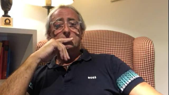 Plano medio de un superviviente de la DANA en una entrevista para La Sexta