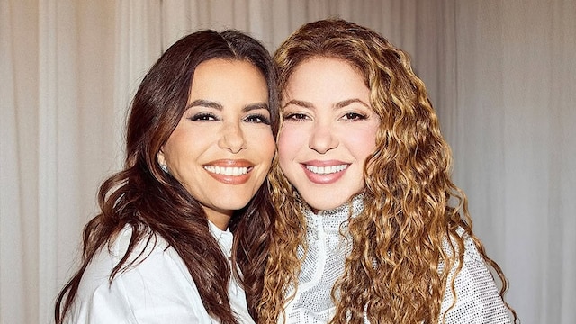 Eva Longoria en el concierto de Shakira en Ciudad de México