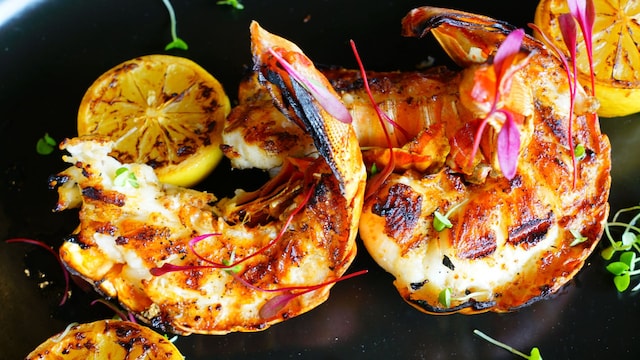 Marisco a la parrilla