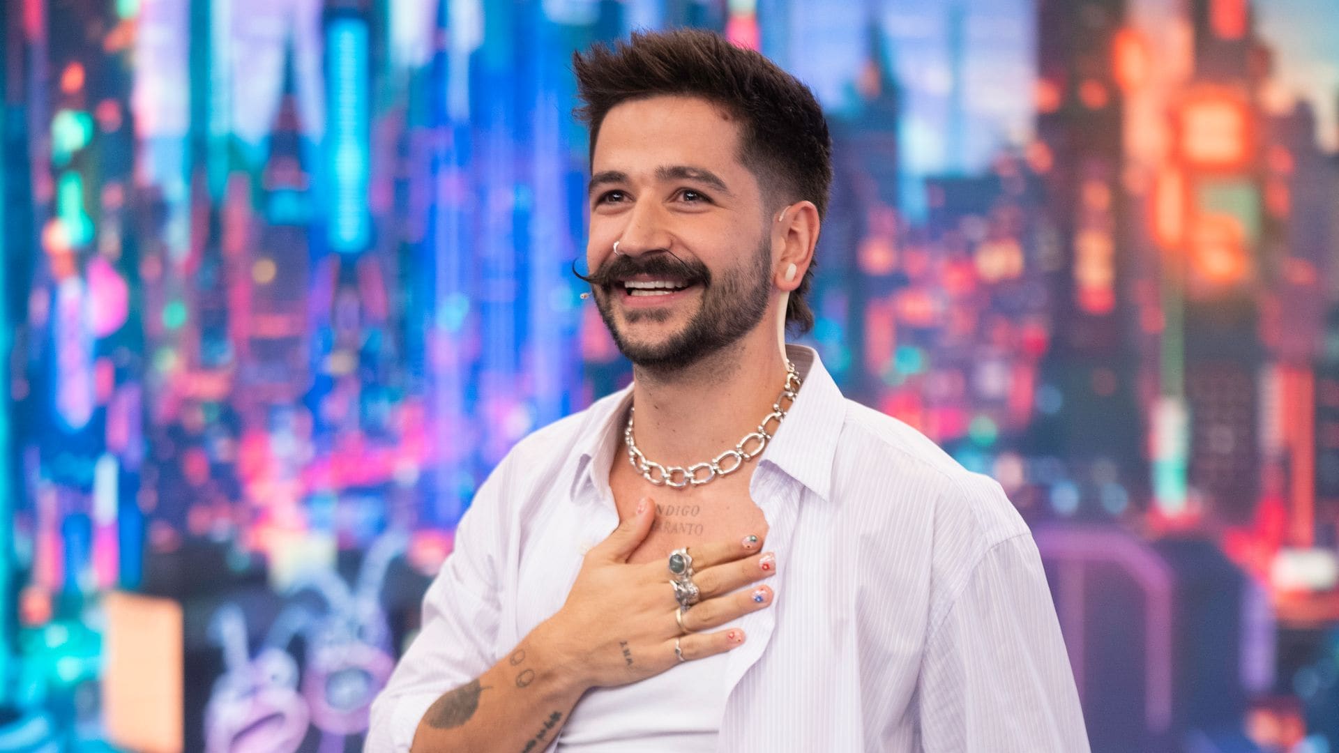 Camilo revela en 'El Hormiguero' que tiene un cuadro con la sangre de su hija Índigo