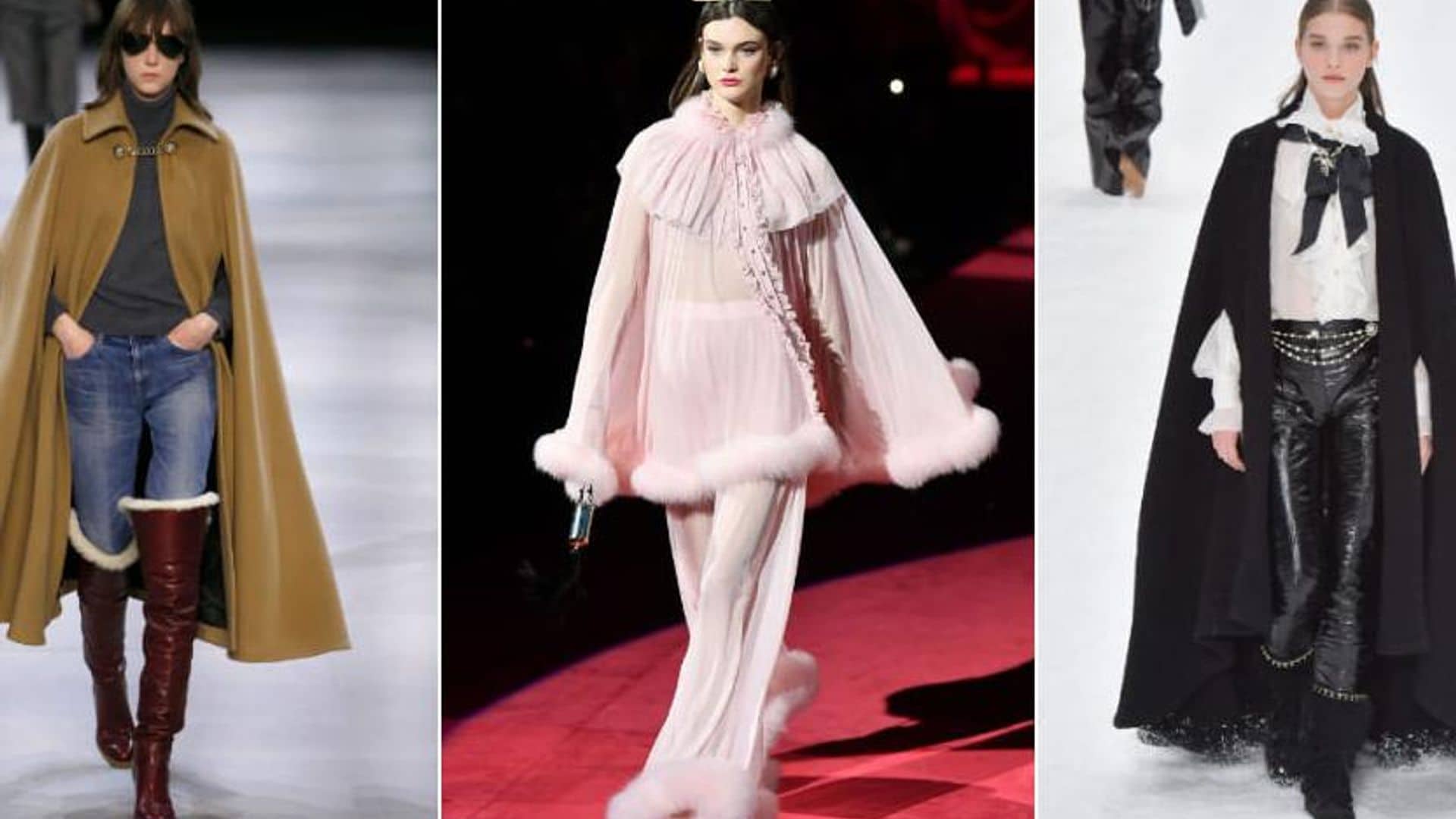 Capas, la prenda más glamorosa del otoño-invierno ¡mira cómo llevarla!