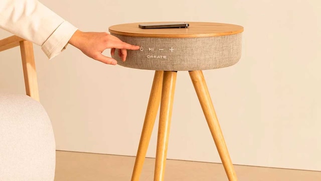 mesa altavoz