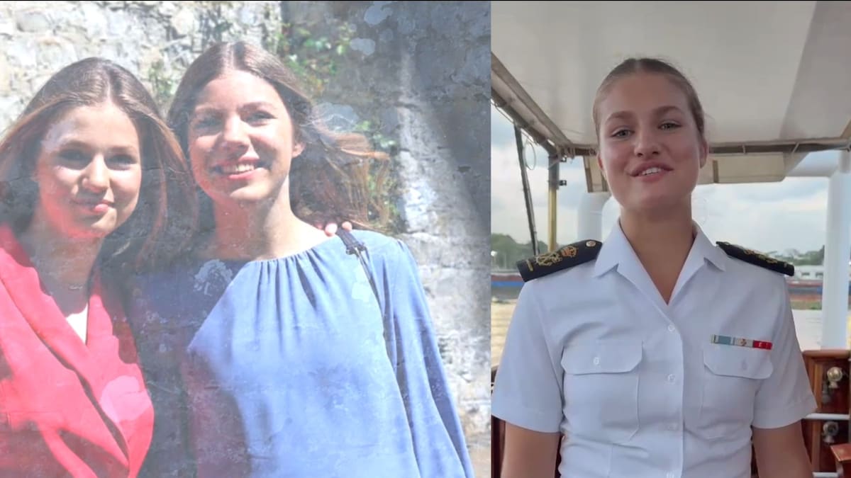 La gran sorpresa de Leonor: imágenes nunca vistas y un cariñoso mensaje para la infanta Sofía el día de su graduación
