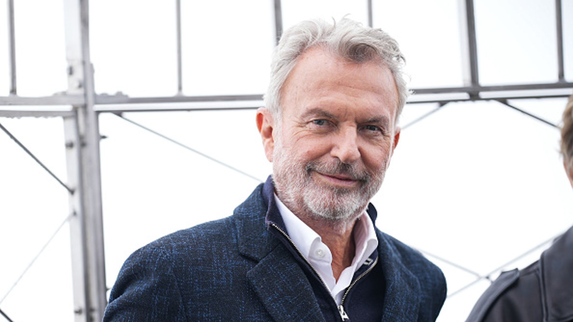 Sam Neill en una visirta al Empire State Building