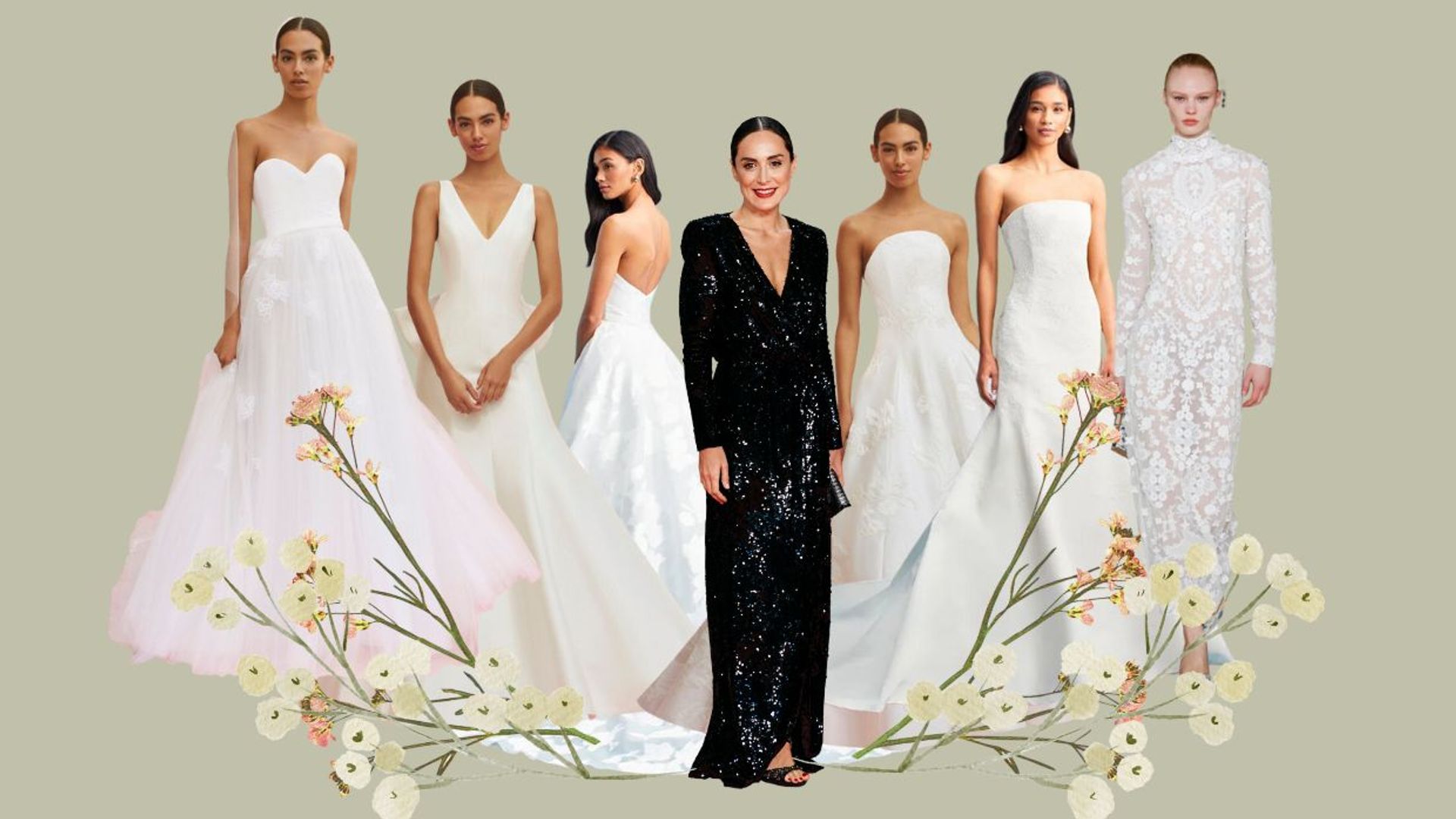 Así son los vestidos de novia de Wes Gordon que podrían haber inspirado a Tamara Falcó