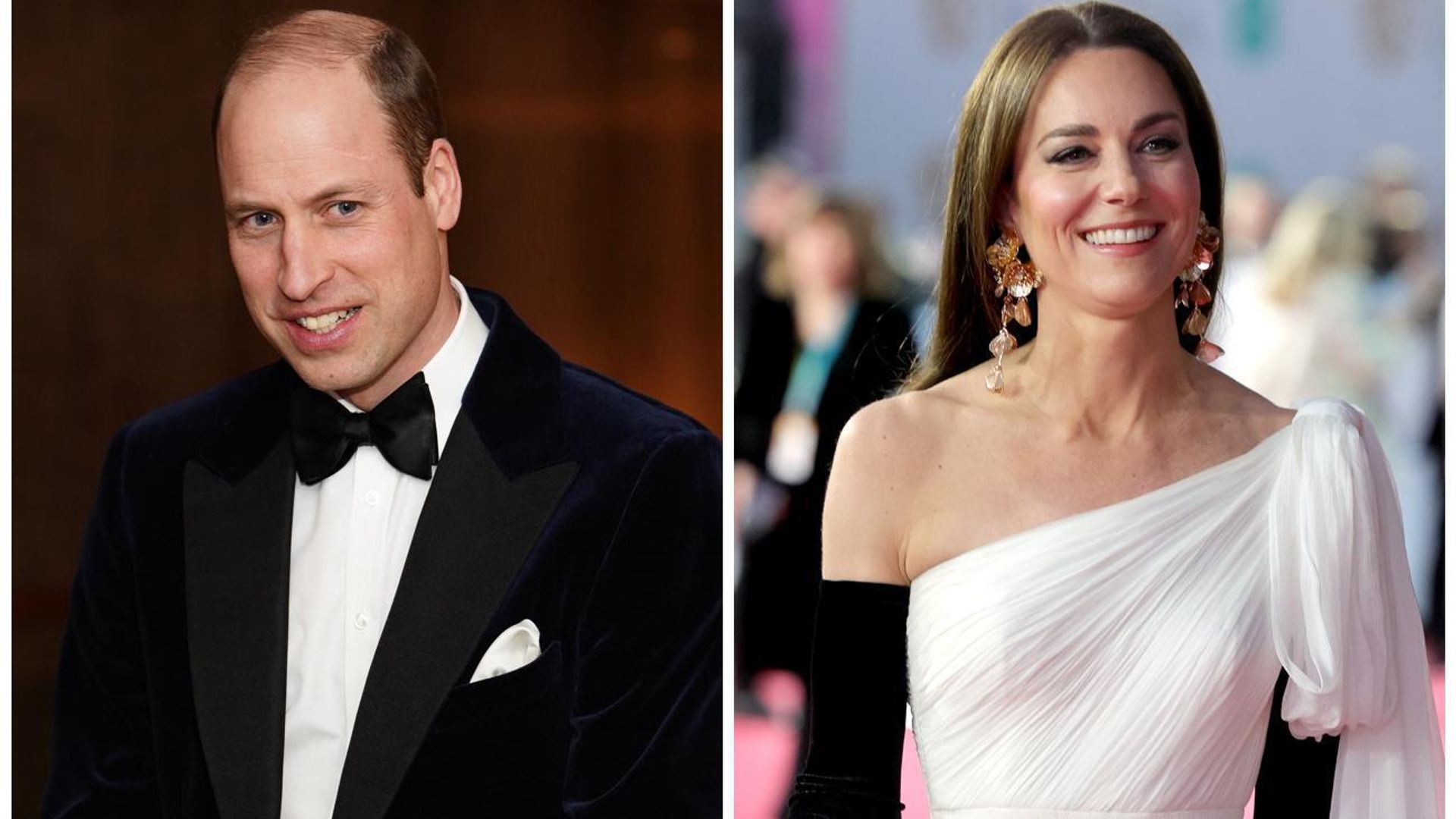 A su paso por los BAFTA, el príncipe William habla sobre su esposa Kate Middleton