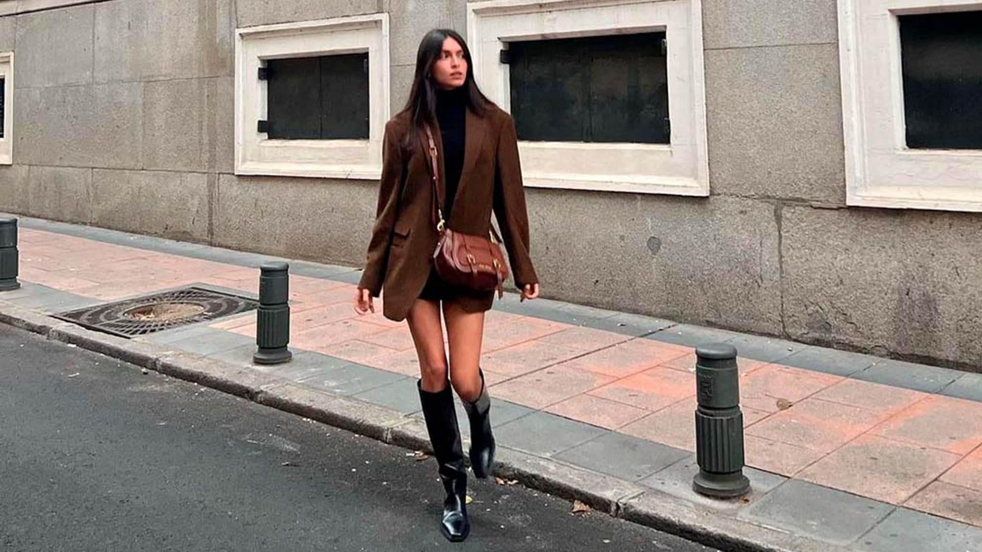 Aprobada por Lucía Rivera y otras prescriptoras: negro y marrón, la combinación 'prohibida' ahora es la más 'cool'
