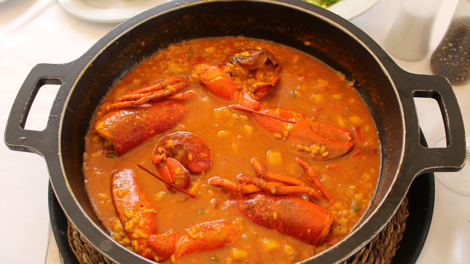 Arroz caldoso con bogavante