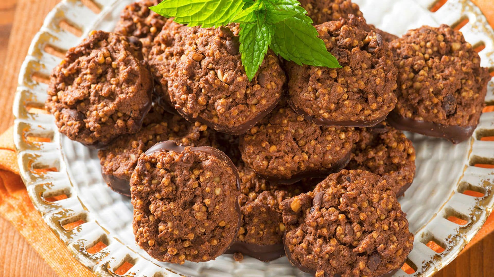 Galletas de quinoa y chocolate
