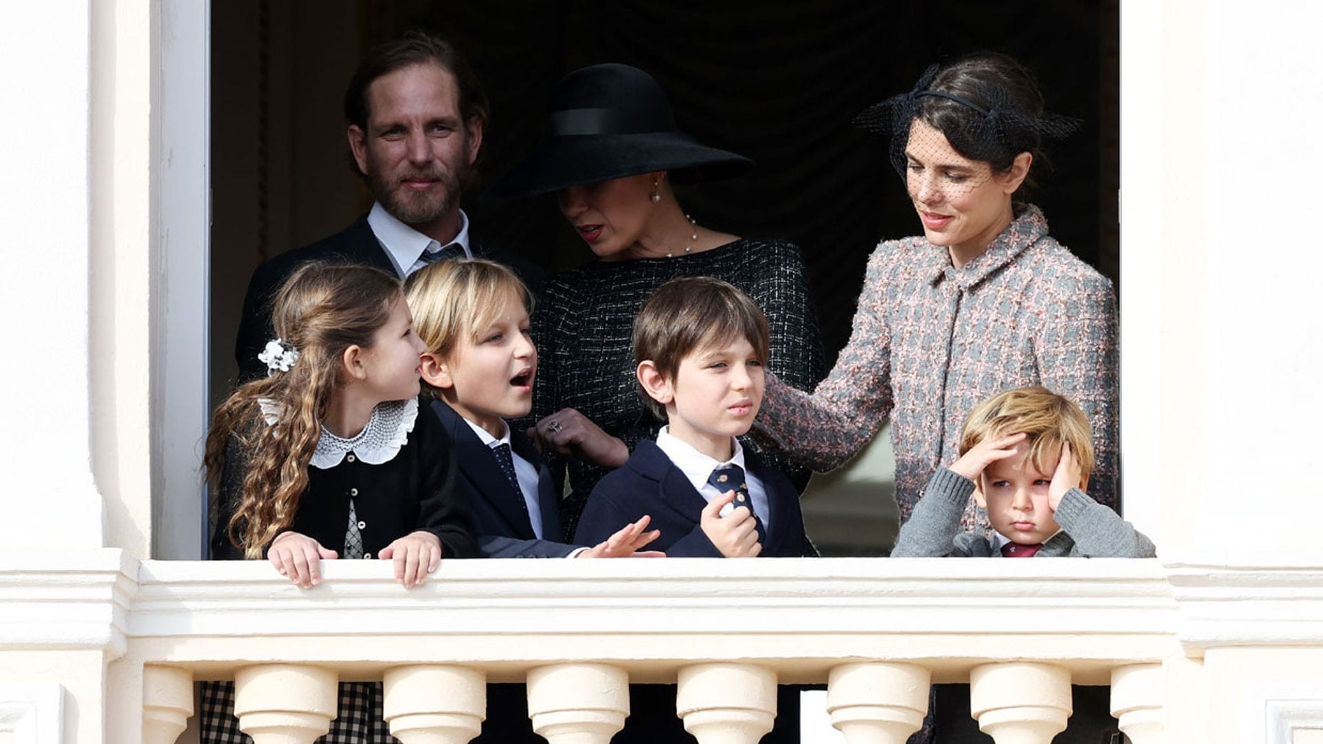 Así ha ido creciendo la nueva generación Grimaldi desde el balcón del Palacio de Mónaco