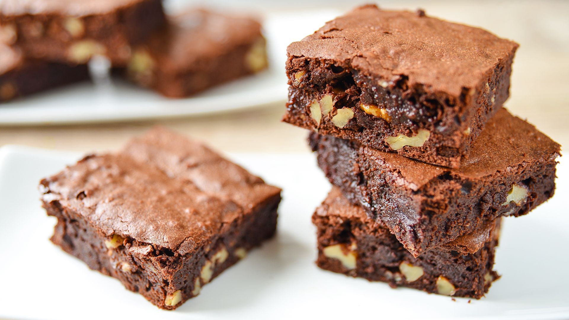 Brownie de chocolate con nueces