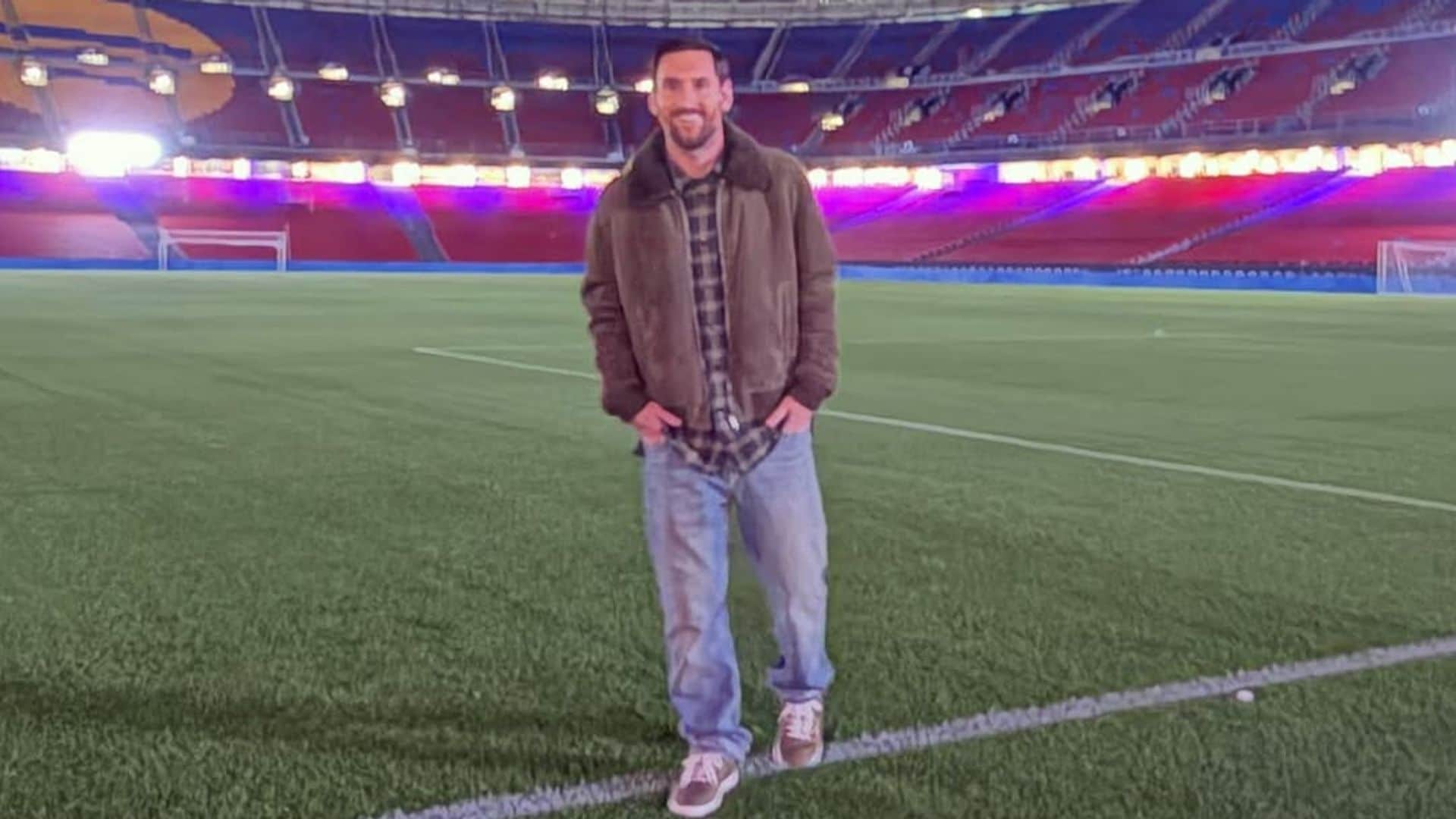 Lleno de nostalgia, Lionel Messi visita el Camp Nou: 'Ojalá algún día pueda volver'