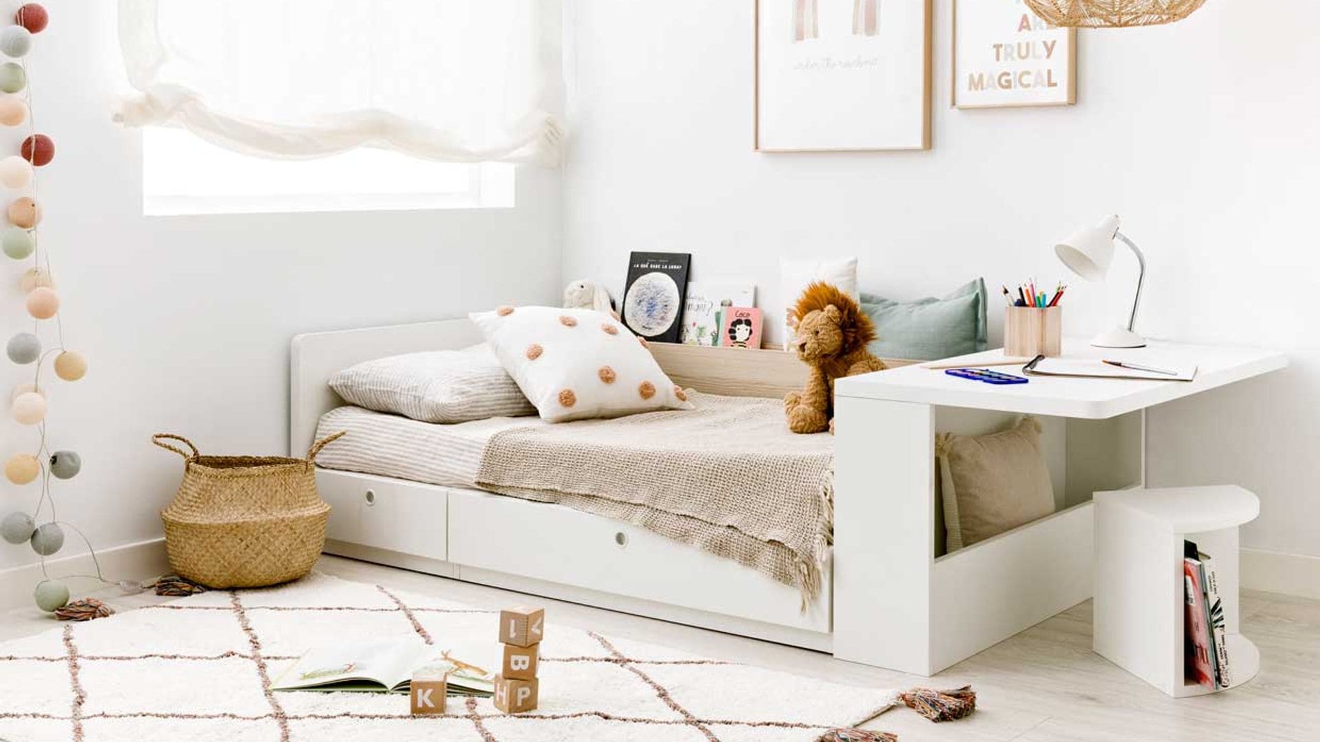 Ideas para habitaciones infantiles: Rincones de estudio que 'sacan nota'