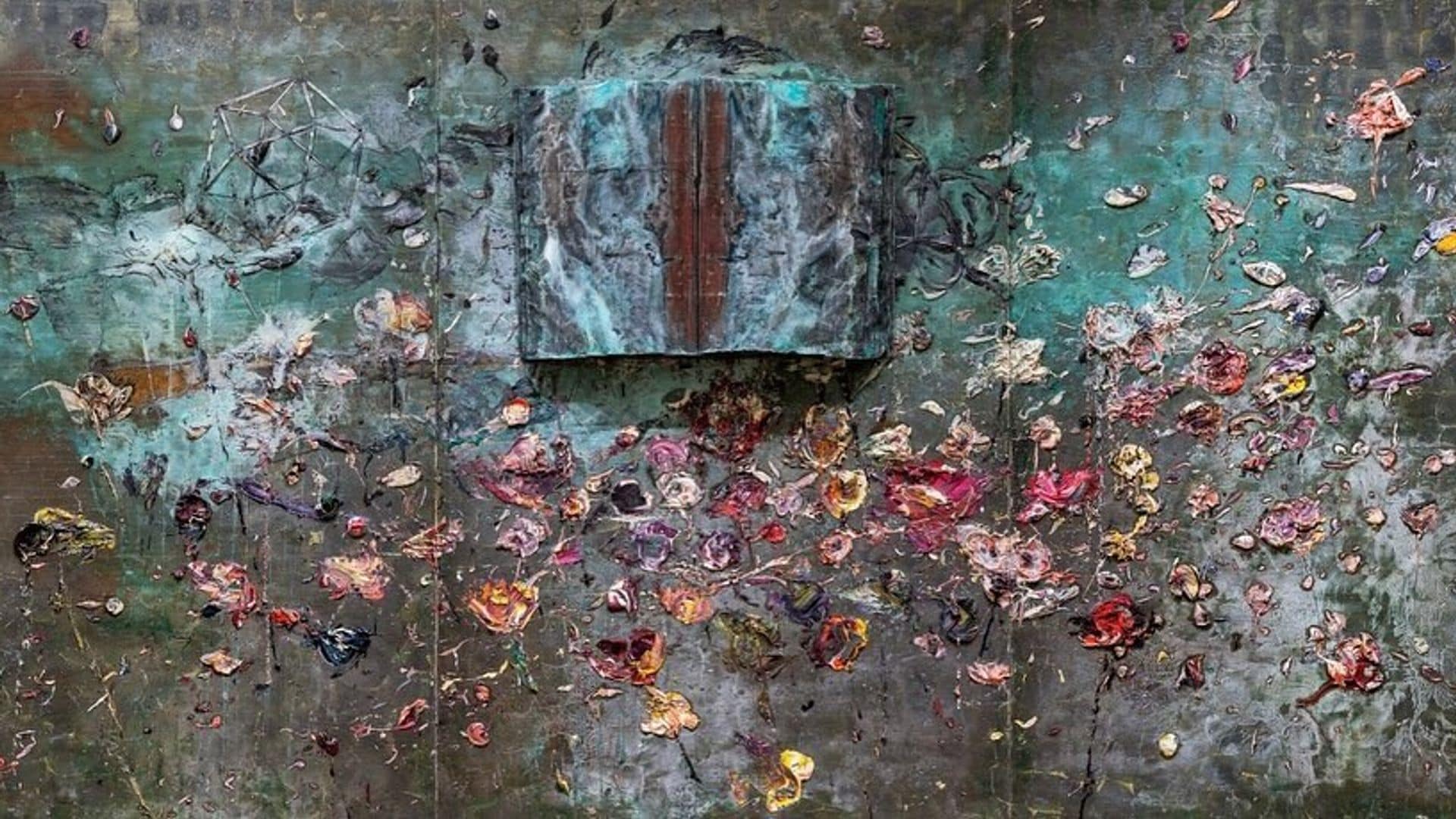 Las flores del mal, cuadro del alemán Anselm Kiefer, Centro de Arte Hortensia Herrero, Valencia