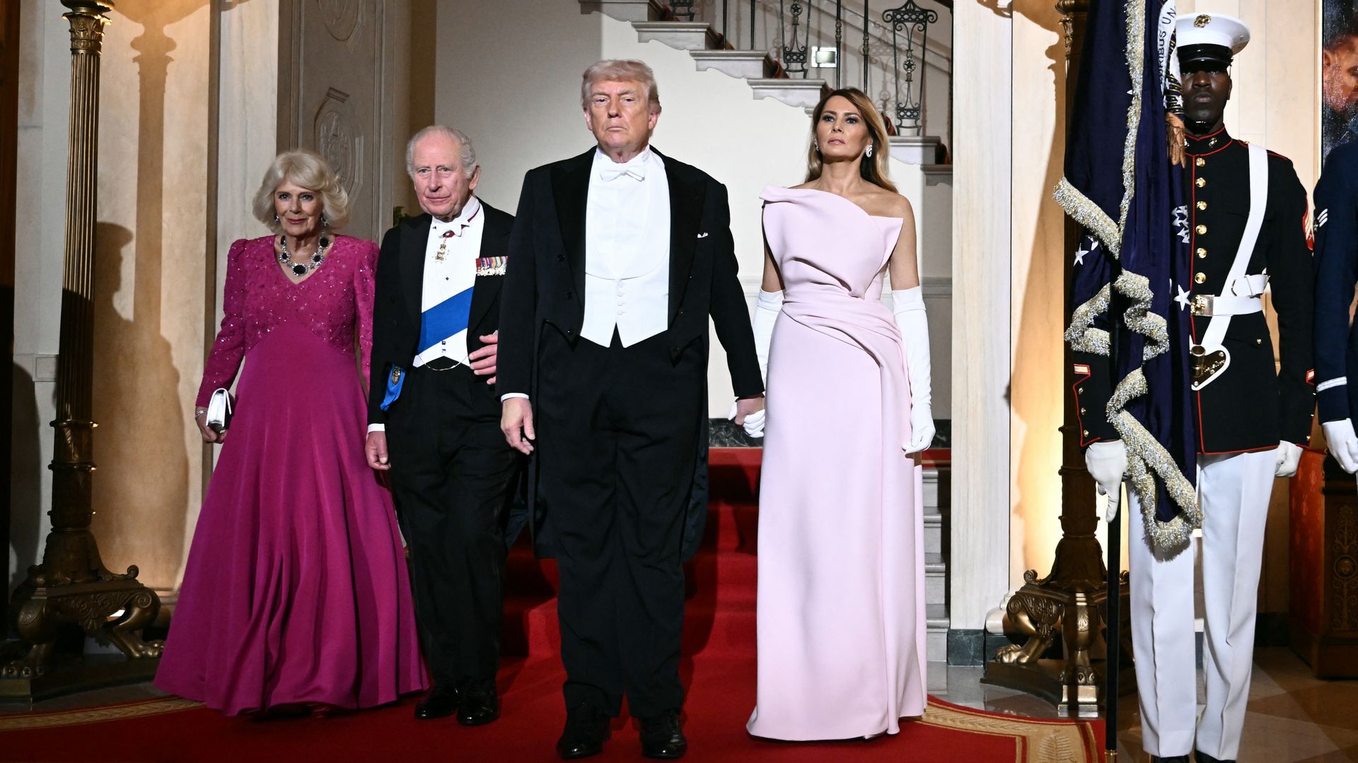 Ni caviar ni langosta: Melania se vuelca con la visita de Estado y configura ella misma el menú para la cena de Carlos III y Camilla en la Casa Blanca