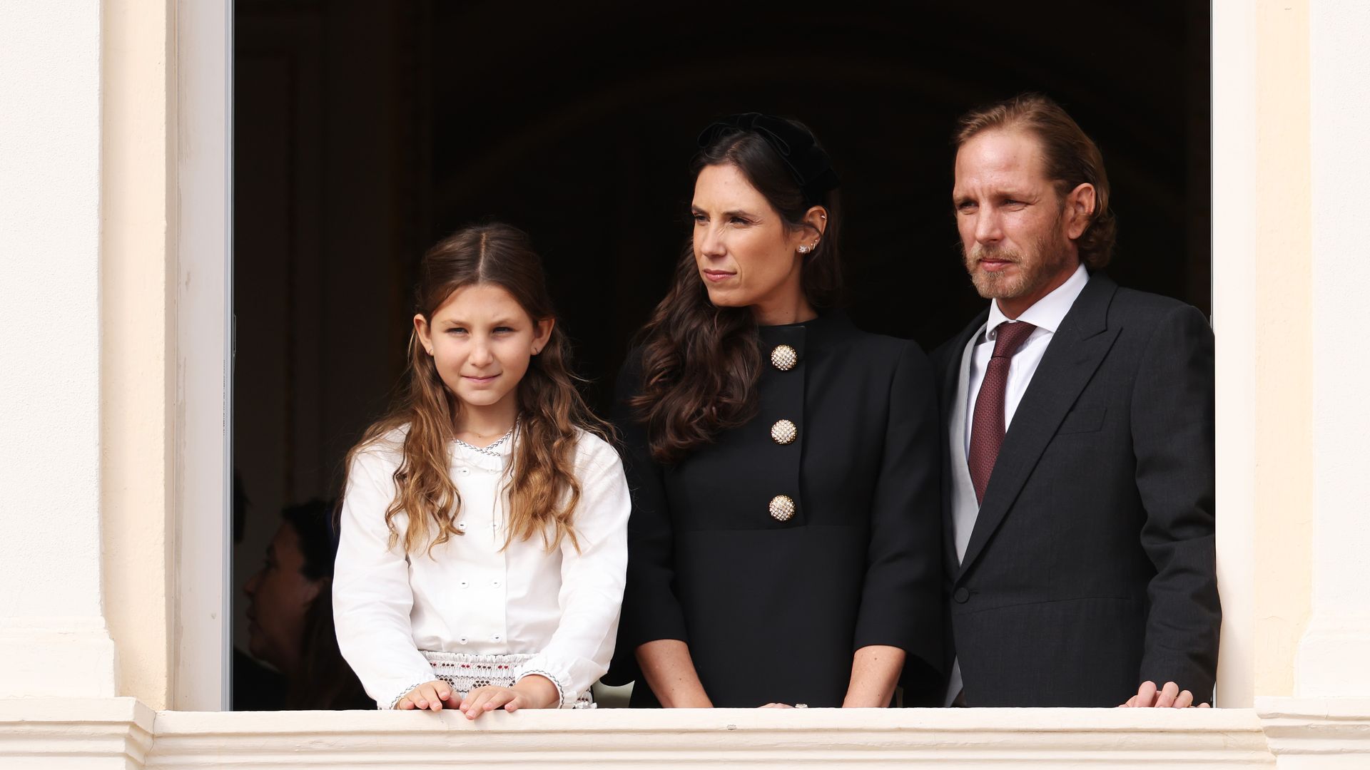 India Casiraghi, con su madre, Tatiana Santo Domingo, y su padre, Andrea Casiraghi