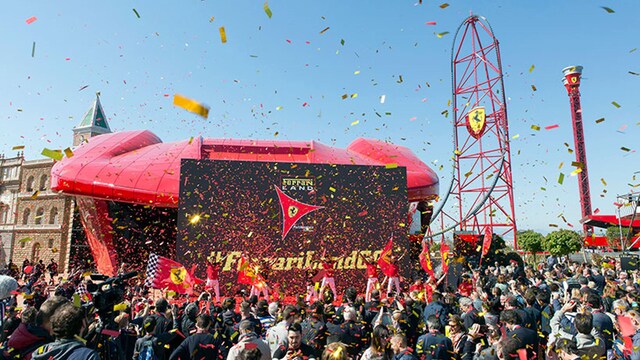 inauguracion ferrari land costa daurada