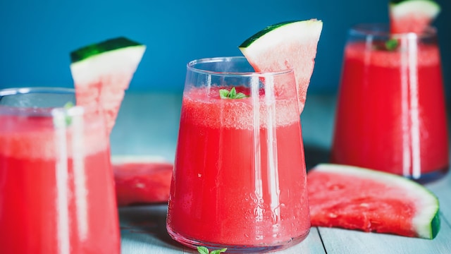 Refrescantes bebidas de sandía