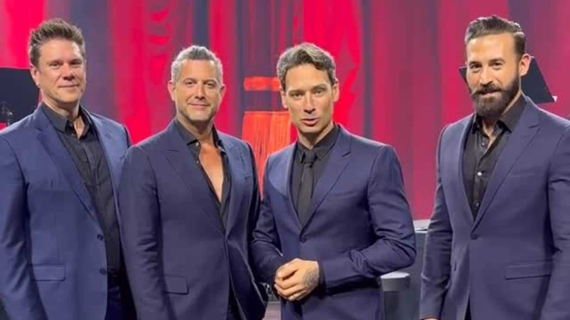 Los miembros de Il Divo dan los detalles de su colaboración con Isabel Pantoja: "Impone, es una leyenda"