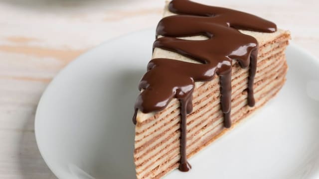 crepes chocolate milhojas