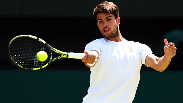 Carlos Alcaraz en Wimbledon