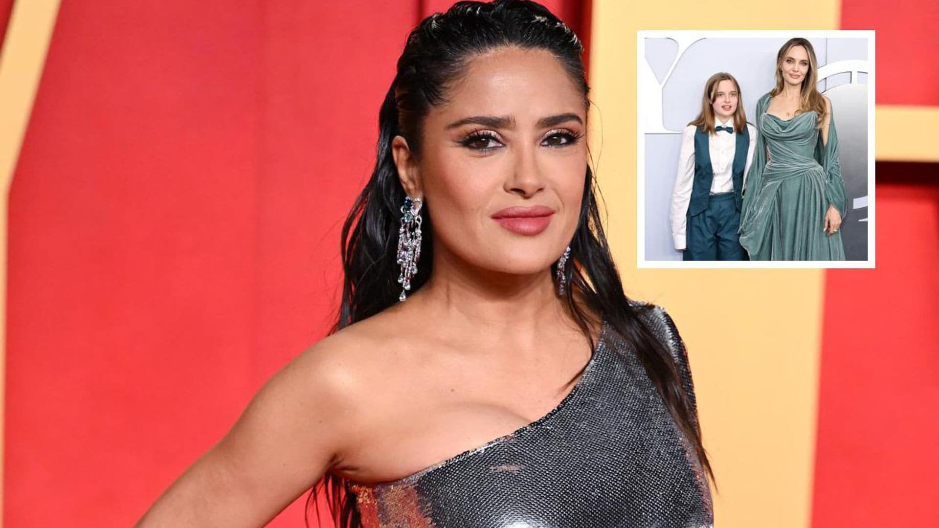 El emotivo de mensaje de Salma Hayek a Angelina Jolie tras su triunfo en los Tony