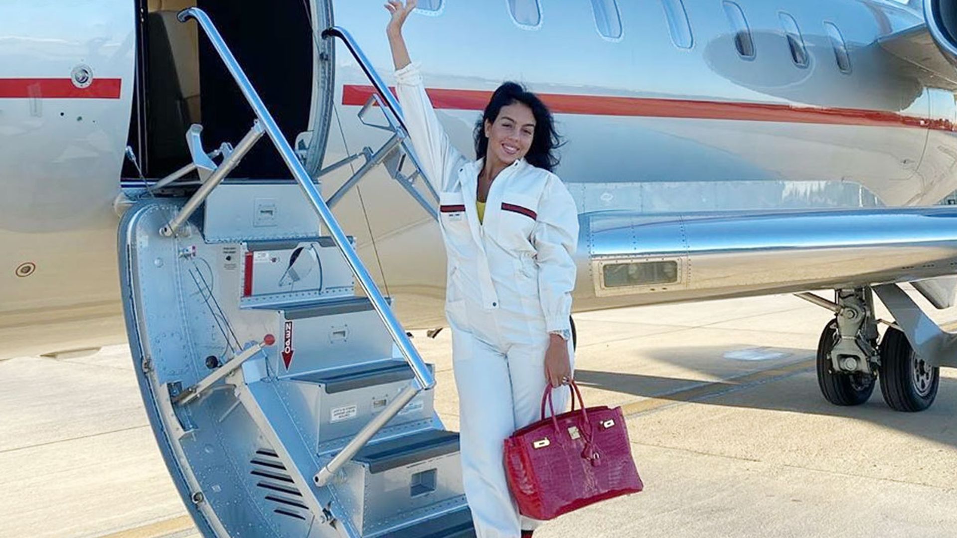 La visita exprés de Georgina Rodríguez  a Madrid con destino... ¡Venecia!