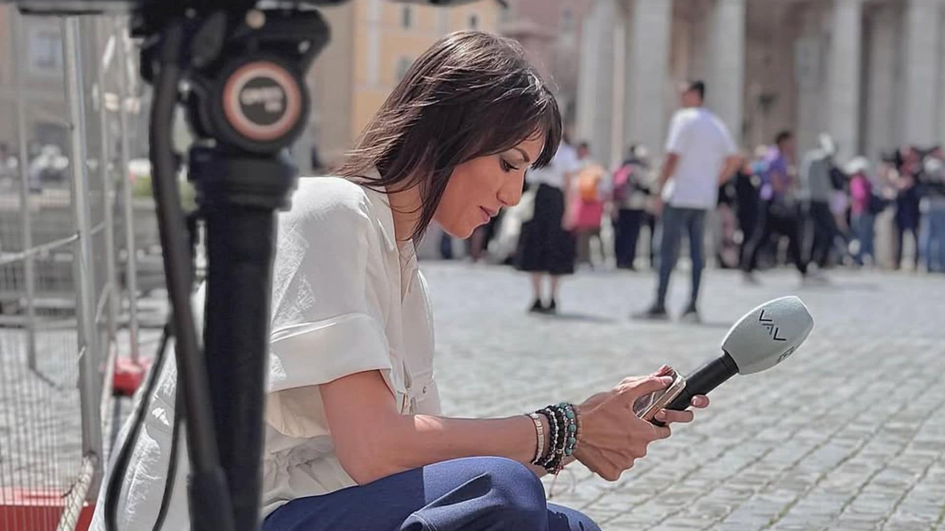 Patricia Pardo muestra, desde dentro, cómo está viviendo estos días en el Vaticano