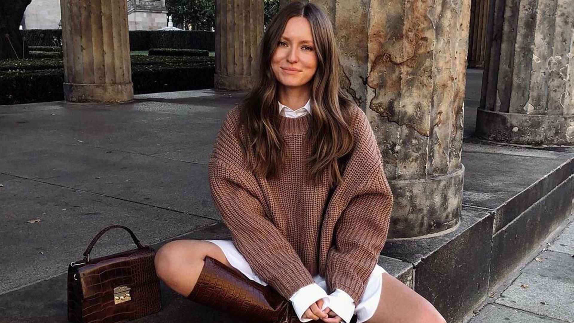 La ropa marrón chocolate es el total look de tendencia en otoño ...
