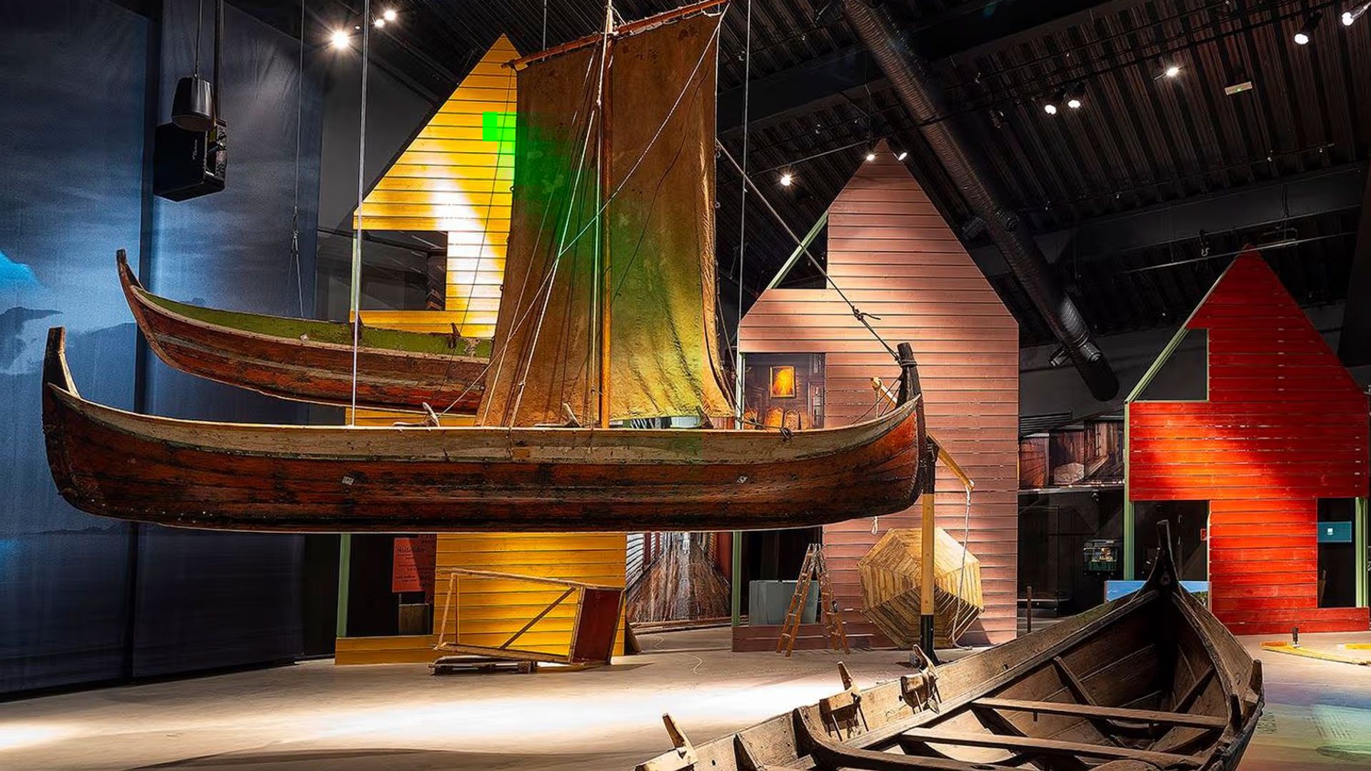 Norwegian Jekt Trade Museum, en Bodøsjøen, Bodø, Noruega