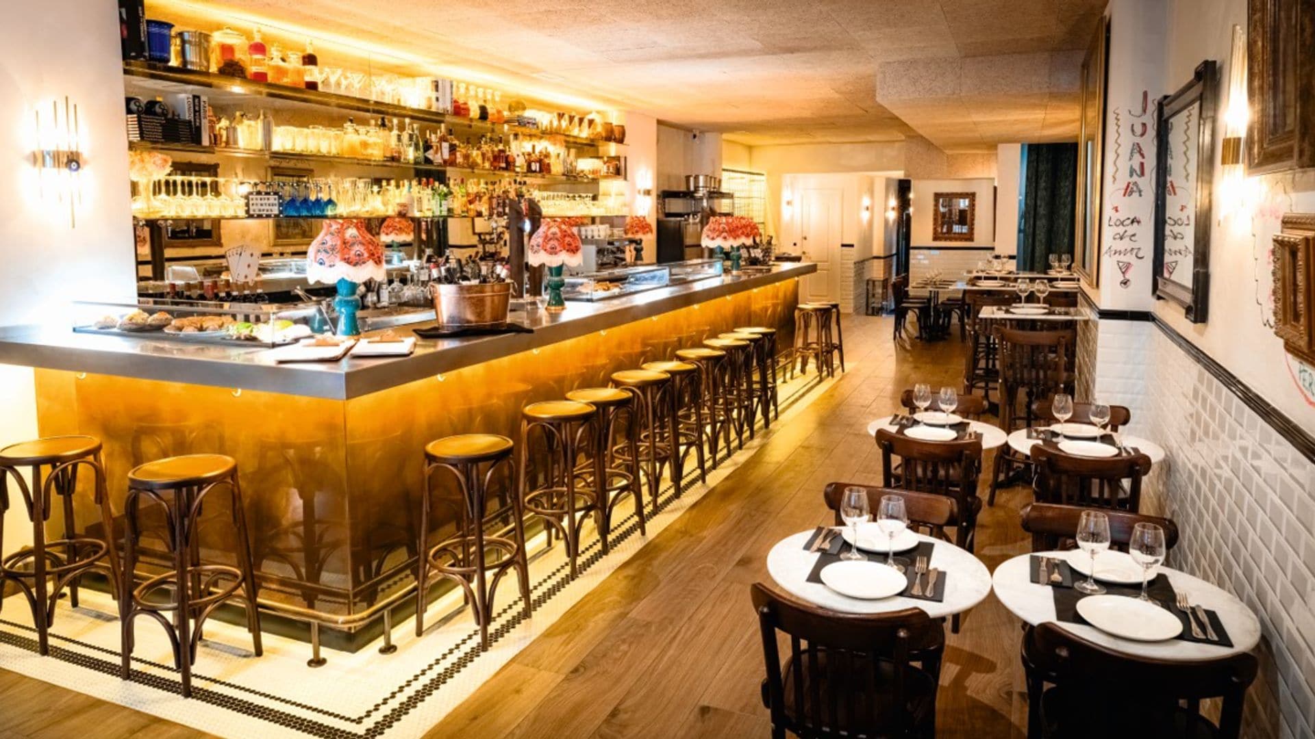 Espacio comedor restaurante Juana La Loca, novedad gastro Madrid 2025.