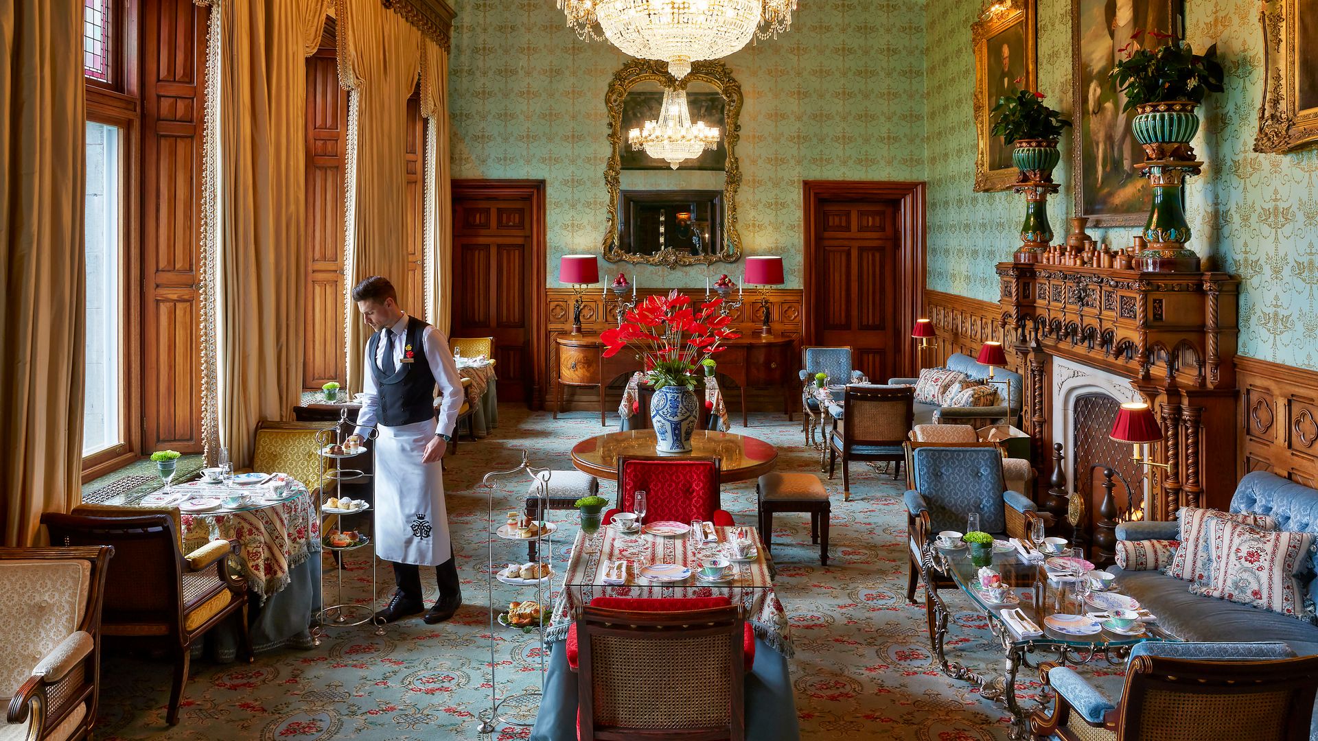 Salón de té en The The Connaught Room.