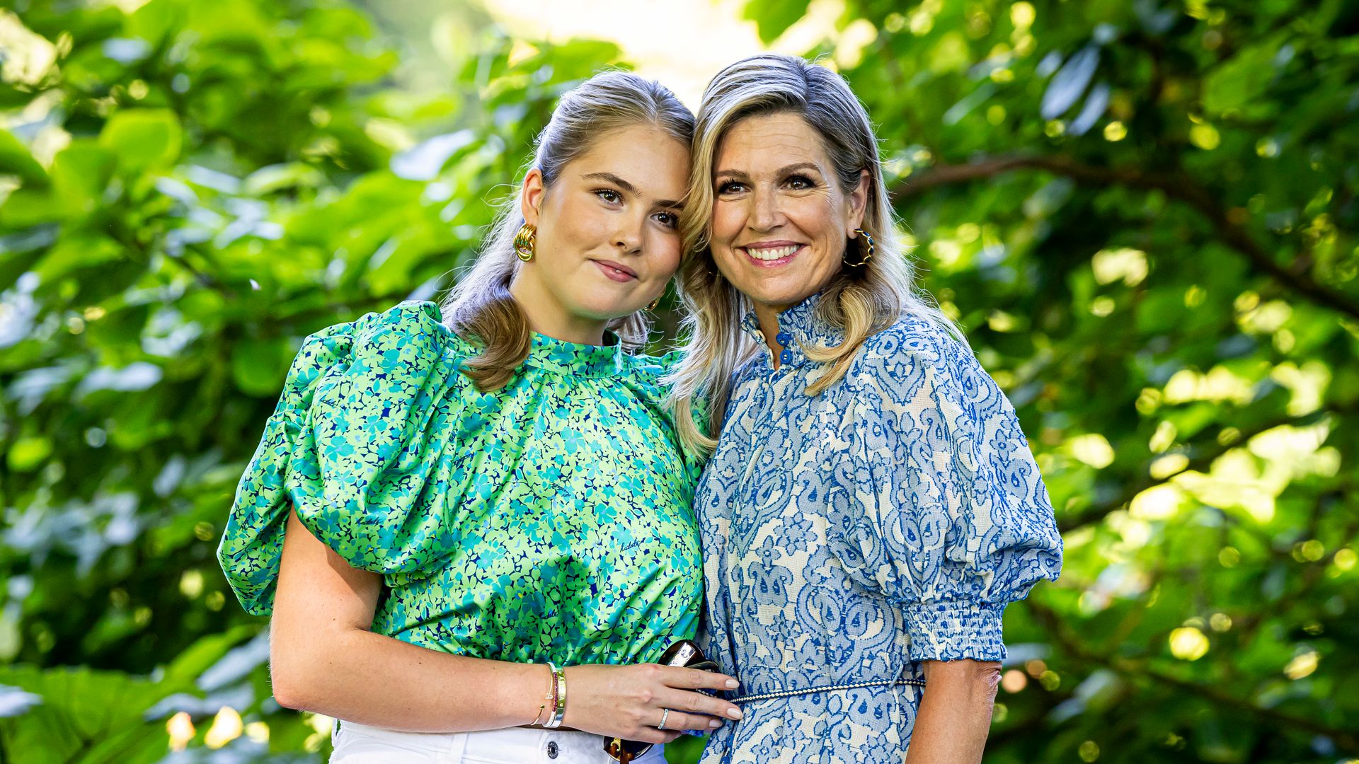 Máxima de Holanda y su hija, Amalia, la heredera al trono