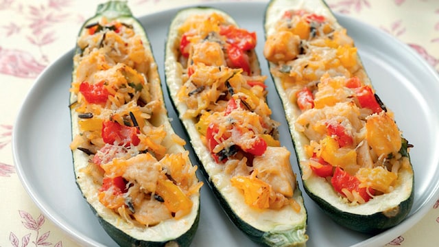 calabacines pollo
