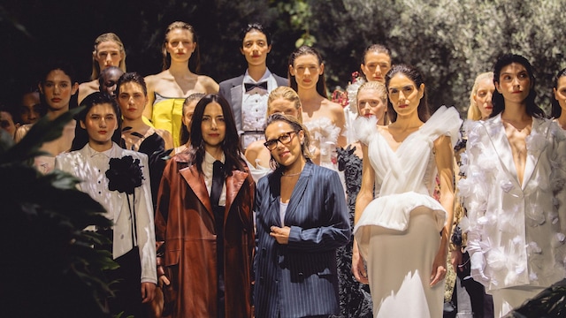 Raquel Orozco en el desfile inaugural de Volvo Fashion Week México