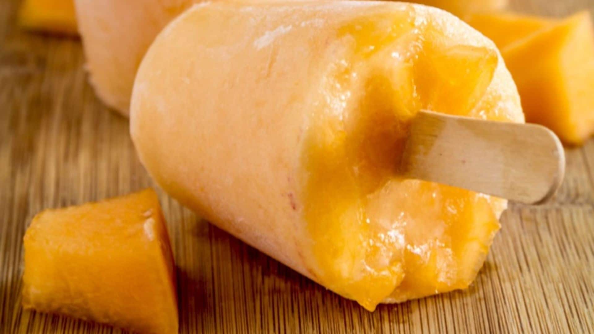 Helados de melón Cantaloup