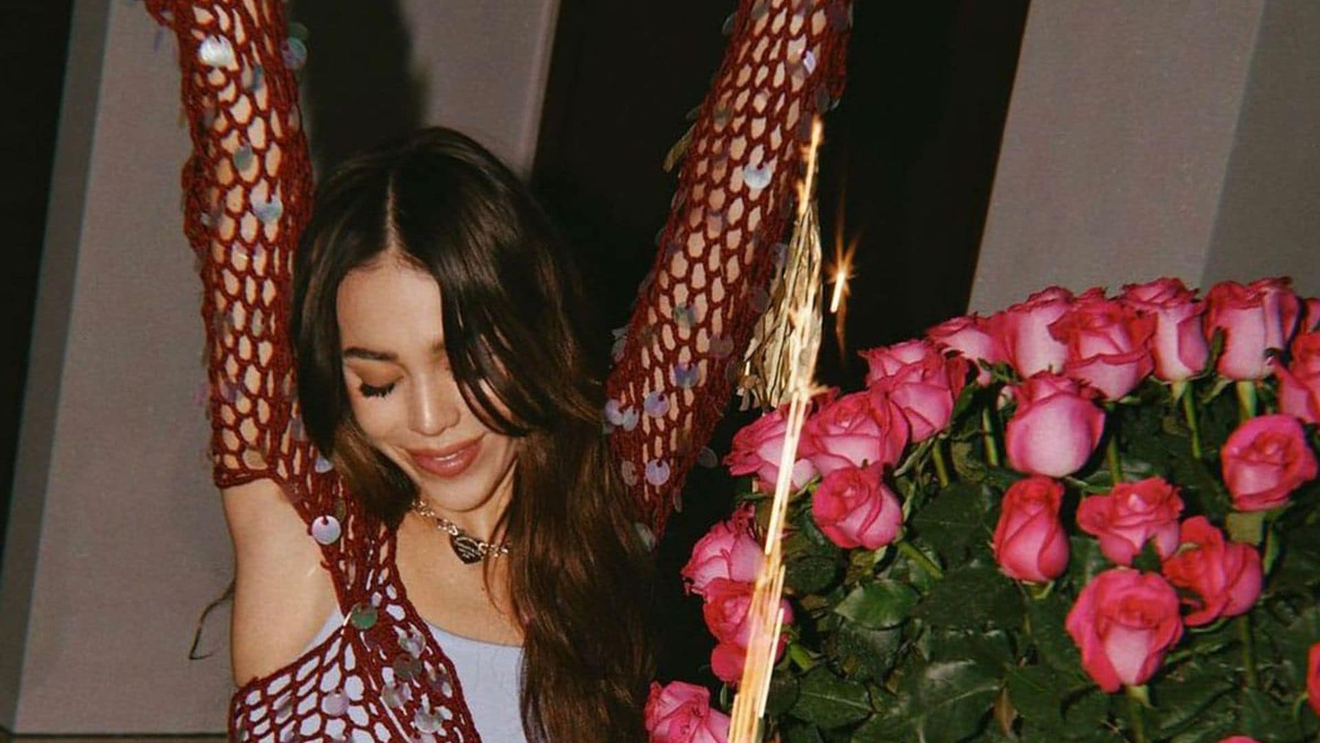 Así fue la íntima fiesta con el que Danna Paola celebró su cumpleaños 27