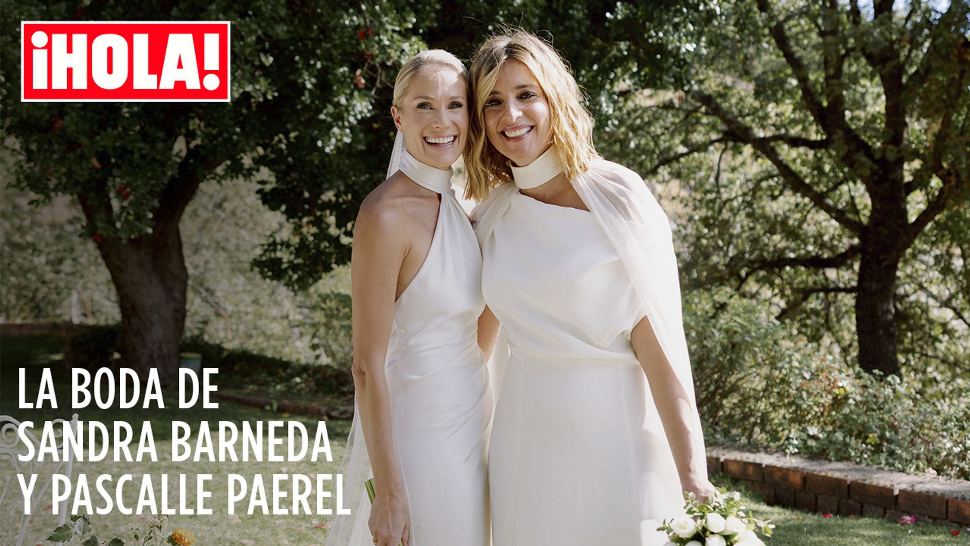 EXCLUSIVA. Las fotos no vistas de la boda de Sandra Barneda y Pascalle Paerel: todos los detalles y anécdotas de su 'sí, quiero' en Candeleda