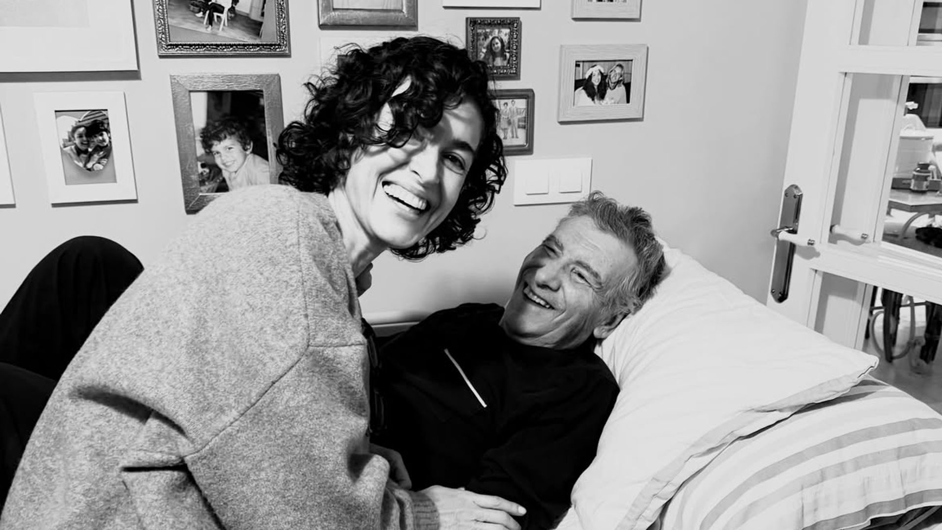 Blanca Romero junto a su padre, Rafael Pablo Romero